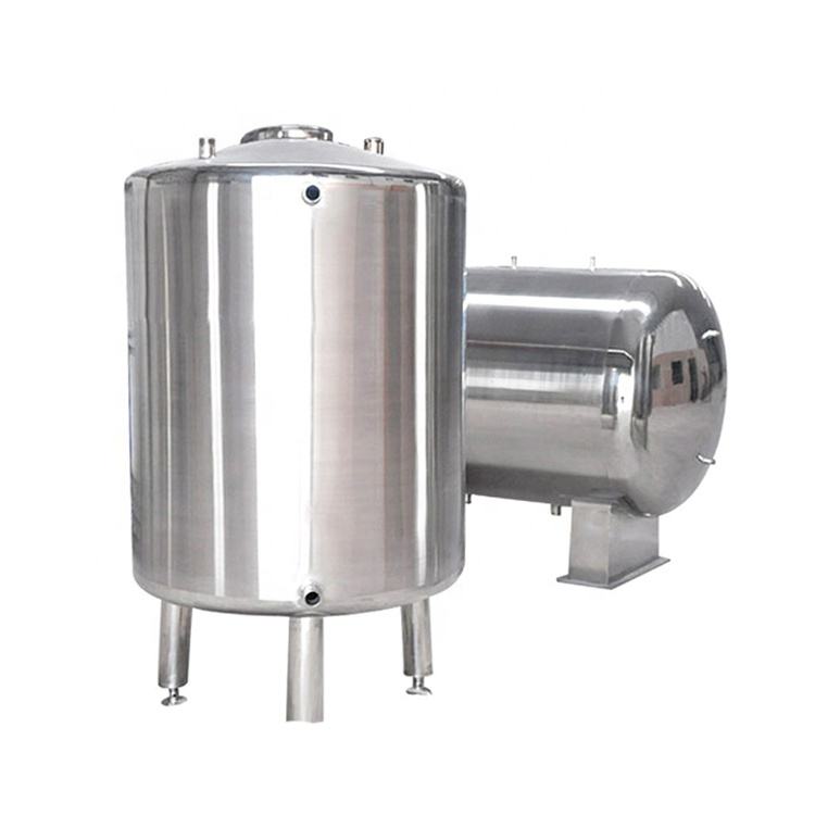 Stainless Steel 1000L Storage Tank High Quality Vertical Fruit Juice Beer Storage Equipment for Milk Oil Storage Water Tank